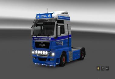 MAN TGX Kanters Transport Skin & Lightbox