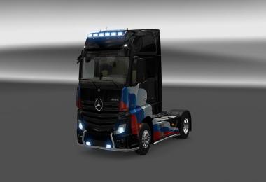 Mercedes Actros MP4 Russia Flag Skin 1.22