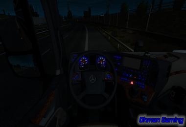 Mercedes-Benz MP4 Blue Dashboard Lights 1.22