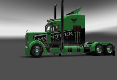 Peterbilt 389 Monster Energy Skin 1.22