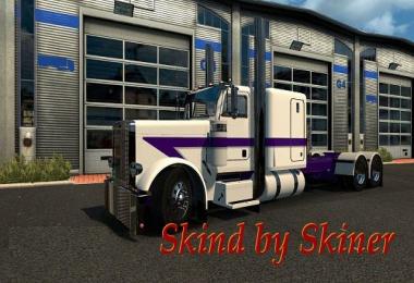 Peterbilt 389 White & Purple skin