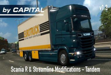 Scania R & Streamline RJL + Tandem v3.0 1.22