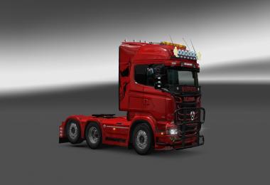 Scania RJL Redlady Skin 1.22