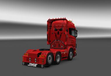 Scania RJL Redlady Skin 1.22