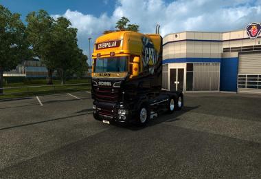 Scania RS RJL Caterpillar Skin 1.22