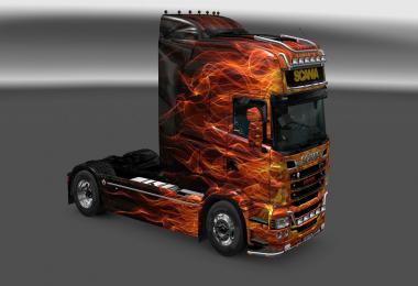 Scania RS RJL Fire Skin 1.22