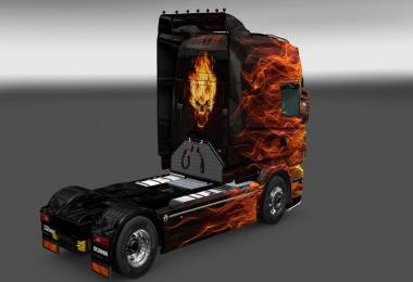 Scania RS RJL Fire Skin 1.22