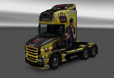 Scania T RJL The Expendables Skin 1.22