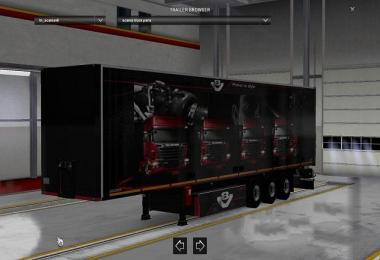 Schmitz Scania V8 Power in Style Trailer