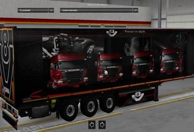 Schmitz Scania V8 Power in Style Trailer