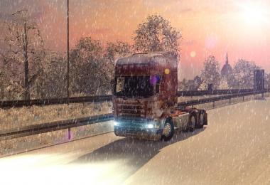 Snow Skin for Scania R-Streamline by RJL & SCS