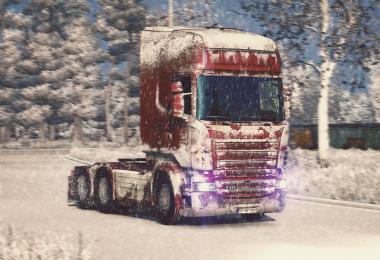 Snow Skin for Scania R-Streamline by RJL & SCS