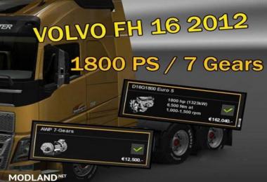 Volvo FH 16 2012 1800 HP  1.22