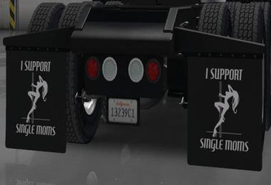 I Support Single Moms Mudflaps 1.0.0