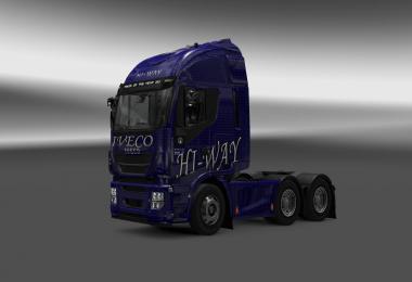 Iveco Hi-Way Blue Carbon Skin