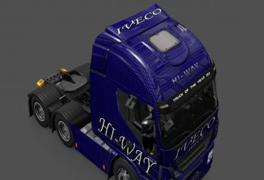 Iveco Hi-Way Blue Carbon Skin