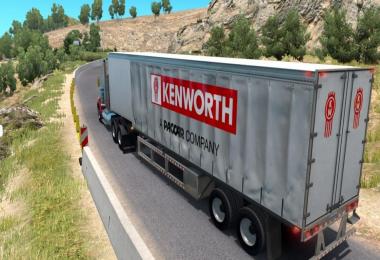 Kenworth Curtain trailer