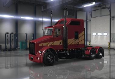 Kenworth T800 Stripes v1 Skin