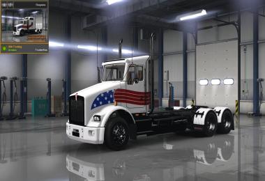 Kenworth T800 USA Trucking Skin