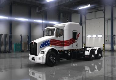 Kenworth T800 USA Trucking Skin