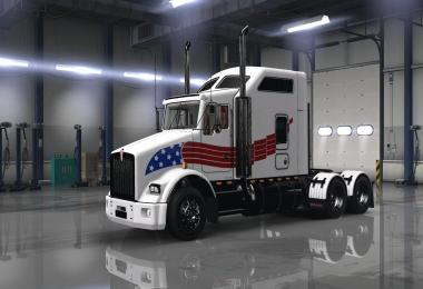 Kenworth T800 USA Trucking Skin