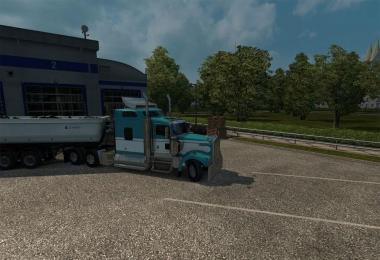 Kenworth w900 fixed mirror + wing v1