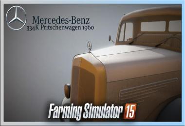 Mercedes 334K Flatbed Truck v1 Release