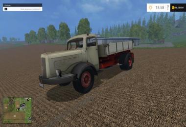 Mercedes 334K Flatbed Truck v1 Release