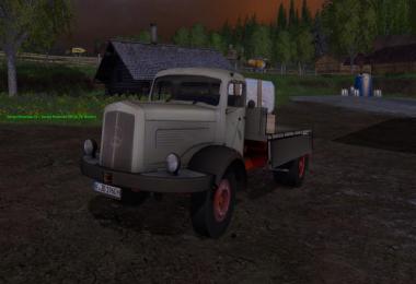 Mercedes 334K Flatbed Truck v1 Release