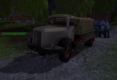 Mercedes 334K Flatbed Truck v1 Release