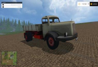 Mercedes 334K Flatbed Truck v1 Release