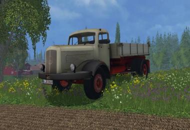 Mercedes 334K Flatbed Truck v1 Release