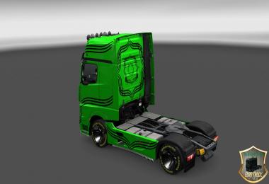 Mercedes Actros 2014 Lines Skin