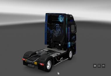 Mercedes Actros MP4 Blue Monster Skin