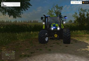 New Holland T6.160 police version v1.0