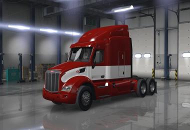 Peterbilt 579 Red/White Skin v1.0.0