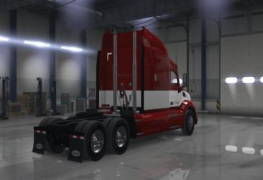 Peterbilt 579 Red/White Skin v1.0.0