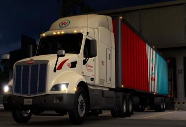 Peterbilt 579 Wallbert Transportation LLC Skin