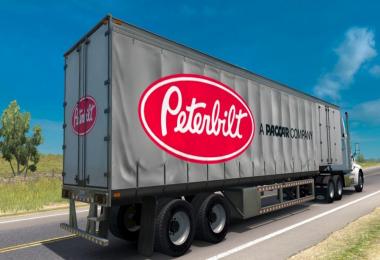 Peterbilt Curtain standalone trailer