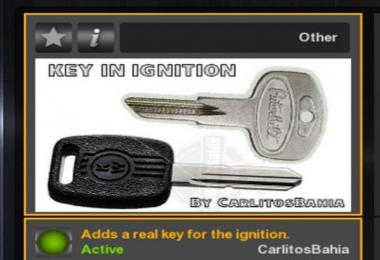 Real Keys in Ignition/Drive Button v1