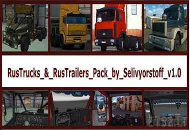 Russian Truck & Trailers Pack 1.22