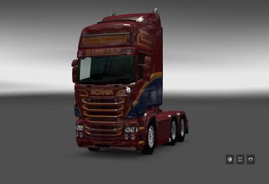 Scania RS RJL Overby Transport Skin