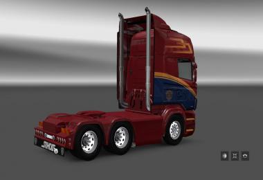 Scania RS RJL Overby Transport Skin