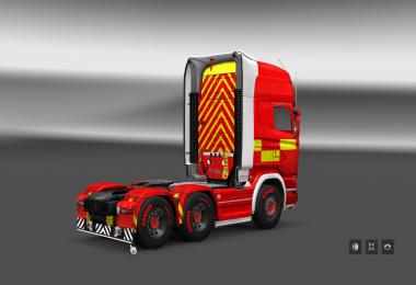 Scania Streamline Fire Truck Skin