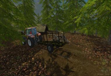 Small wooden trailer Hunter Camon v1.5