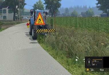 Sweeper RABAUD and Sign Slippery v2.0