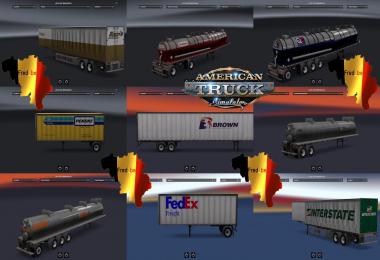 Trailer Pack V1.0 Replaces (+/- 60 skins) For ATS 1.1.x