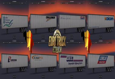 Trailers Pack Box ATS for ETS2 (Standalone) 1.22.x