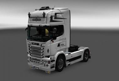 White Scania RS Skin 1.22