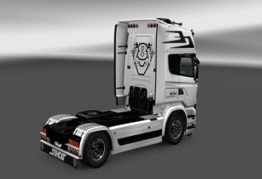 White Scania RS Skin 1.22